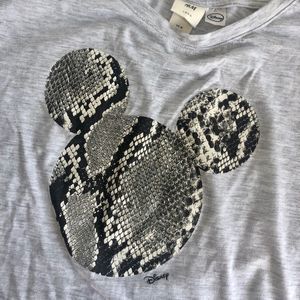 Mickey Mouse snakeskin t shirt